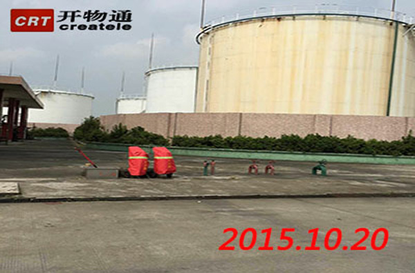 广州某油库液位仪安装现场案例